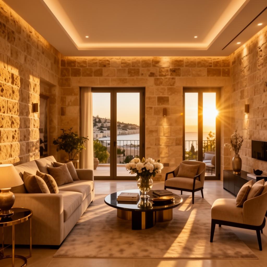 Luxury Jerusalem apartment interior