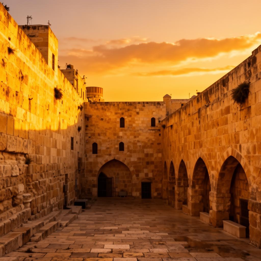 Jerusalem golden hour
